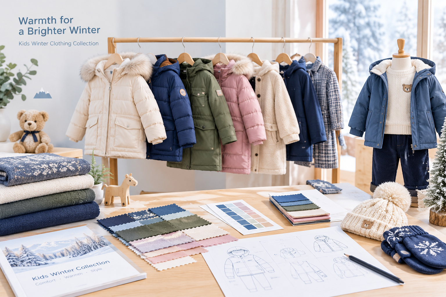 How To Develop A Children's Winter Clothing Collection: Fabrics, Styles And Production Considerations